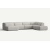 Moved XL U Shaped Sofa with Side Chaise