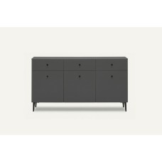 Maya Sideboard Cupboard and Drawers Large Anthracite
