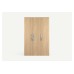Mila Wardrobe Trio Sandy Oak