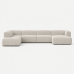 Moved XL U Shaped Sofa with Side Chaise
