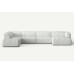 Moved XL U Shaped Sofa with Side Chaise