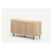 Mila Sideboard Three Doors Sandy Oak