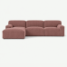 Quintin Wide 3 Seater Corner Sofa
