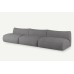 Cosy XL Armless 3 Seater Sofa