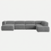 Moved XL U Shaped Sofa with Side Chaise
