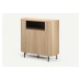Mila Tall Sideboard Two Doors Sandy Oak