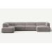 Moved XL U Shaped Sofa with Side Chaise