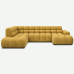 Cloudy Large U Shaped Corner Sofa