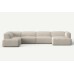 Moved XL U Shaped Sofa with Side Chaise