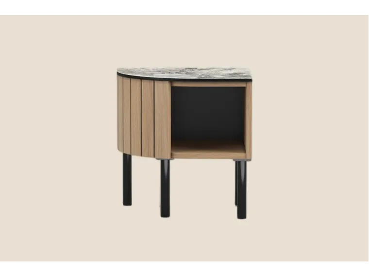 Mila Bedside Table Left Sandy Oak