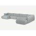 Cosy XL U Shaped Chaise Sofa