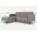 Bolder Compact L-Shaped Corner Sofa