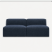 Moved XL Armless 2 Seater Sofa