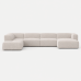 Moved XL U Shaped Sofa with Side Chaise