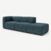Moved 2 Seater Side Chaise Sofa