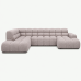 Cloudy Large U Shaped Corner Sofa