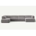 Moved XL U Shaped Sofa with Side Chaise