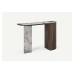 Mila Console Table Baroque Oak Right