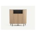 Mila Tall Sideboard Two Doors Sandy Oak