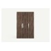 Mila Wardrobe Trio Baroque Oak