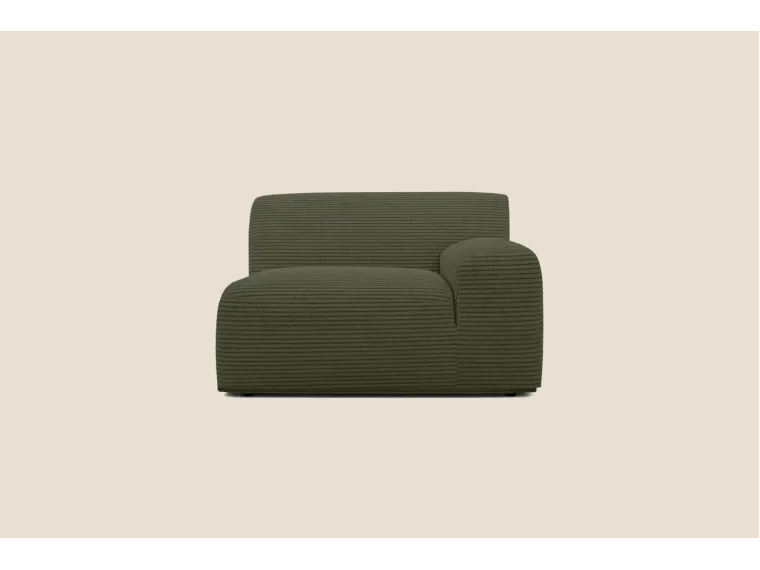 Quintin Wide Module End Seat
