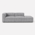 Moved 2 Seater Side Chaise Sofa