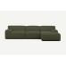Quintin Wide 3 Seater Corner Sofa
