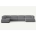 Moved XL U Shaped Sofa with Side Chaise