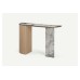 Mila Console Table Sandy Oak Left