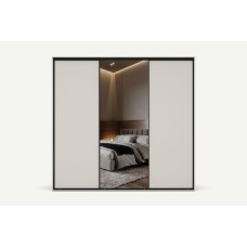 Deko Sliding Wardrobe with Mirror 250 cm