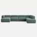 Moved XL U Shaped Sofa with Side Chaise