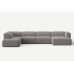 Moved XL U Shaped Sofa with Side Chaise