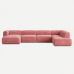 Moved XL U Shaped Sofa with Side Chaise