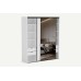 Deko Sliding Wardrobe with Mirror 200 cm