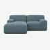 Quintin Slim 2 Seater Corner Sofa