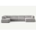 Moved XL U Shaped Sofa with Side Chaise