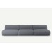 Cosy XL Armless 3 Seater Sofa