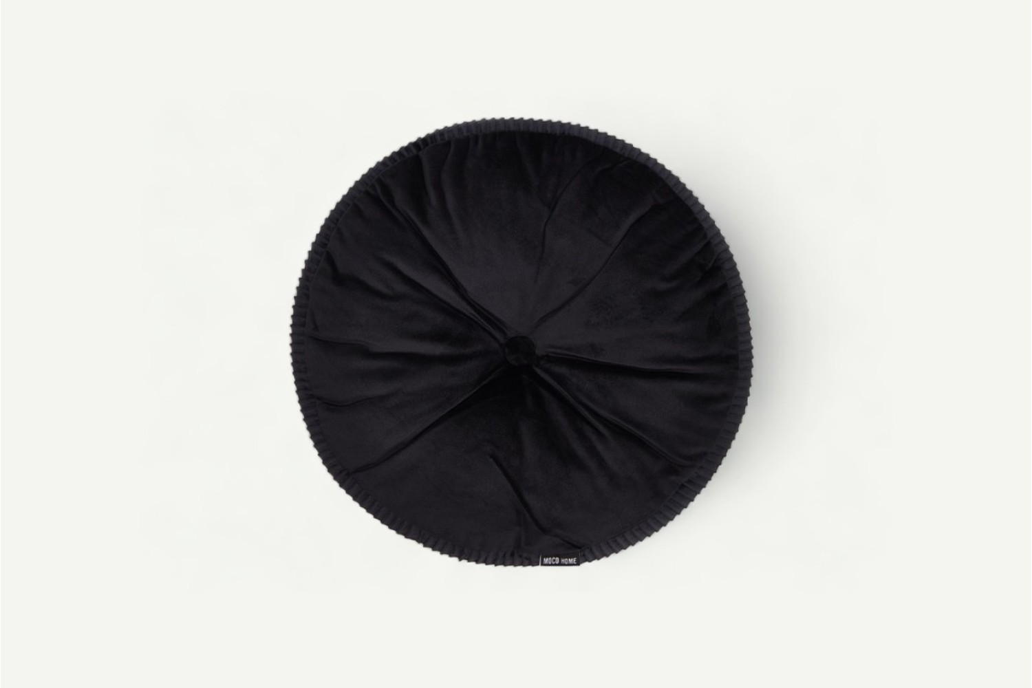 Round Pleated Decorative Cushion