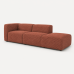 Moved 2 Seater Side Chaise Sofa