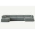 Moved XL U Shaped Sofa with Side Chaise