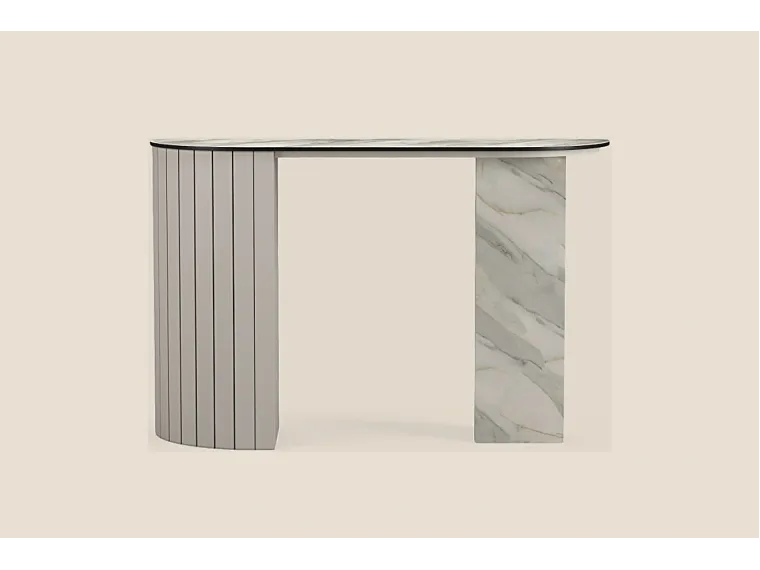Mila Console Table Cashmere Left