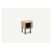 Mila Bedside Table Right Sandy Oak