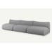 Cosy XL Armless 3 Seater Sofa