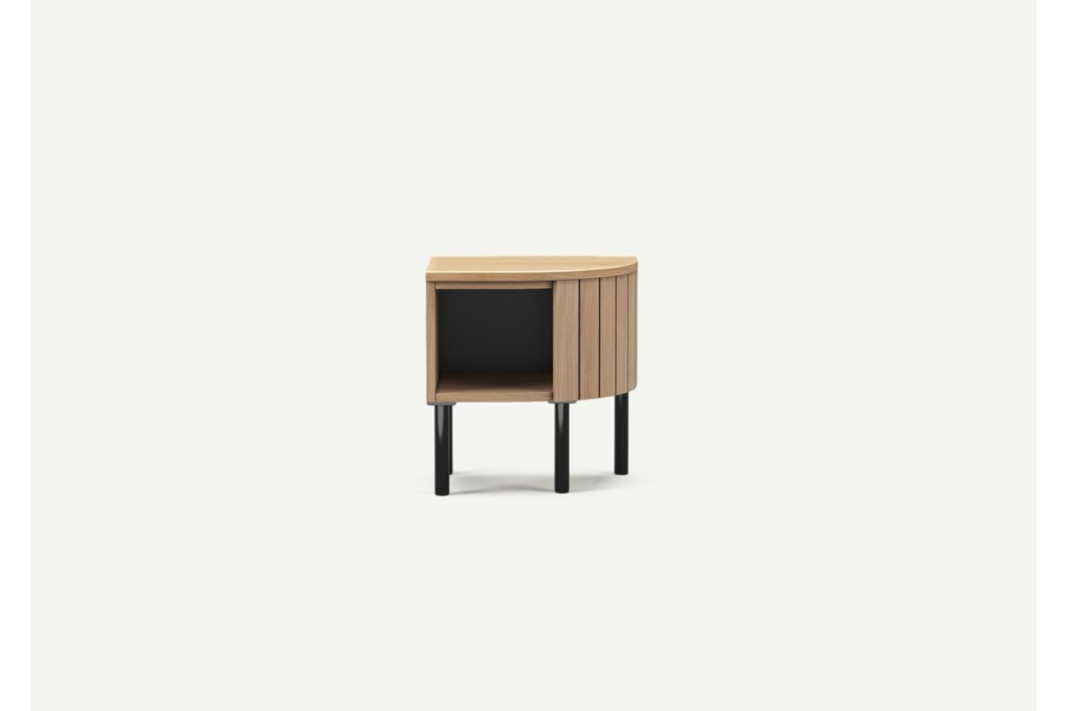 Mila Bedside Table Right Sandy Oak