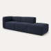 Moved 2 Seater Side Chaise Sofa