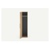 Mila Wardrobe Single Sandy Oak