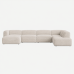 Moved XL U Shaped Sofa with Side Chaise
