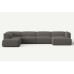Moved XL U Shaped Sofa with Side Chaise