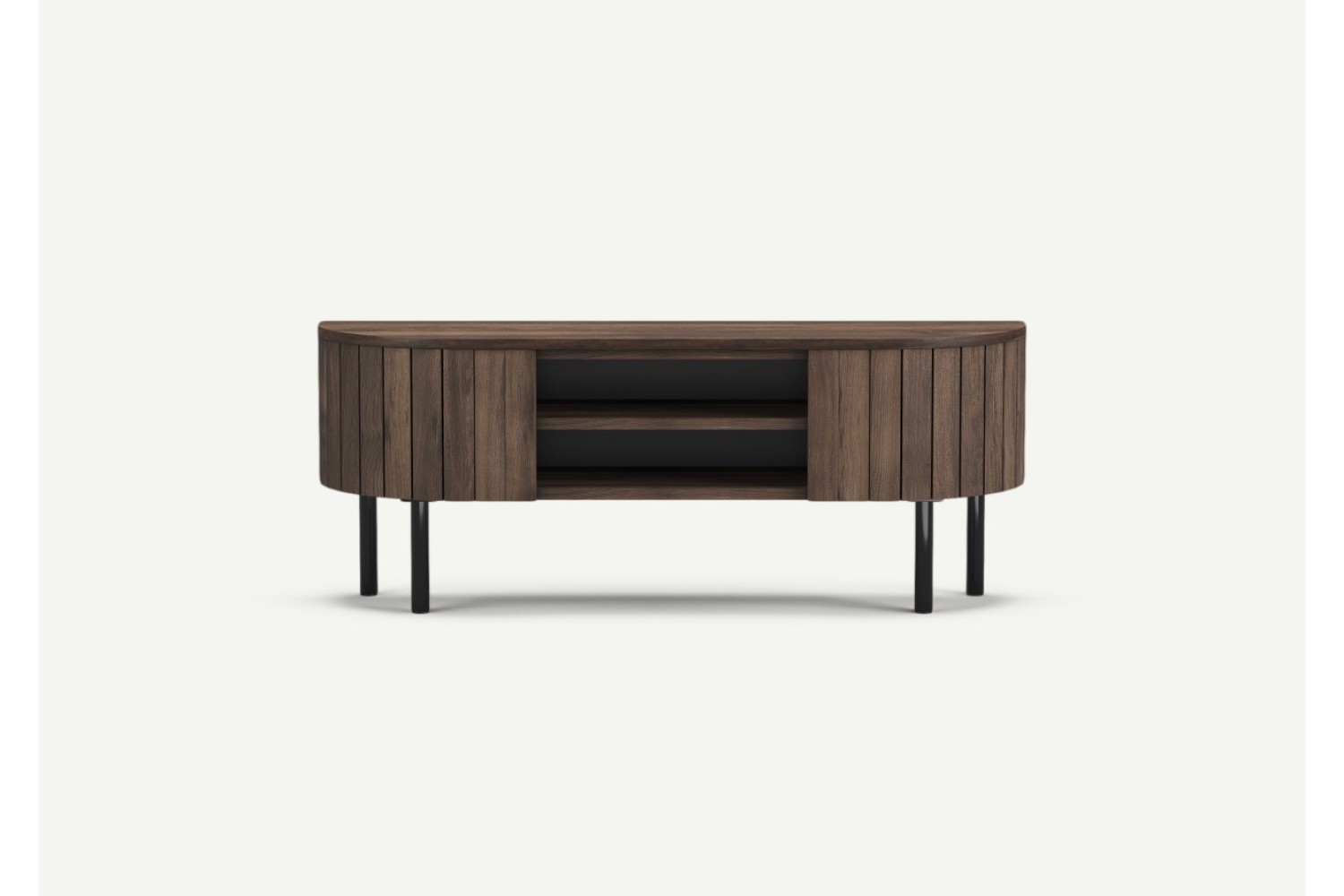 Mila TV Unit Open Shelves Small Baroque Oak