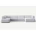 Moved XL U Shaped Sofa with Side Chaise